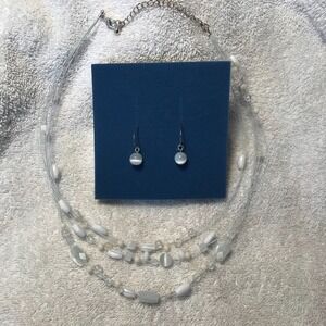 2007 Avon Multi-Strand Cat's Eye Necklace Gift Set